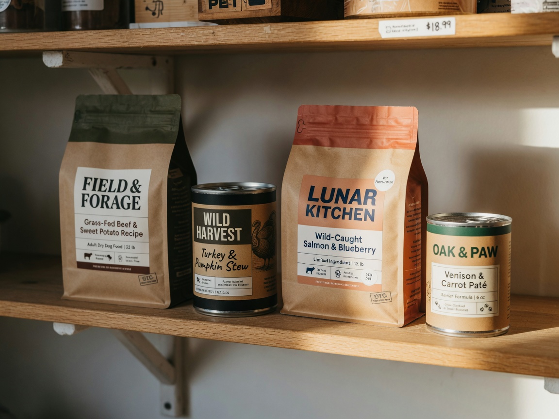 A.I. Dogfood shelf — generated interim photo